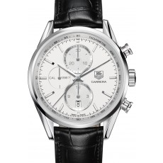 Tag Heuer CAR2111.FC6266 Carrera Mens Automatic White Swiss ETA 7750