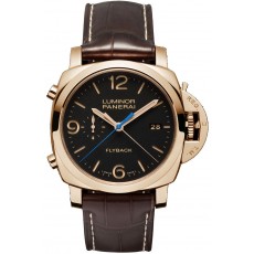 Panerai Luminor 1950 3 Days Chrono Flyback Black Dial Mens Watch PAM00525