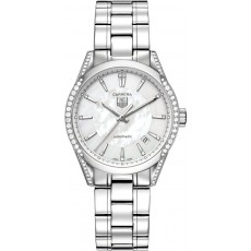 Tag Heuer WV2212.BA0798 Carrera Ladies 36mm Automatic Silver Swiss ETA 2824