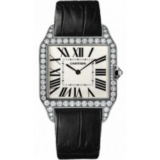 Cartier Santos WH100651 Ladies Automatic Silver Swiss ETA 2824