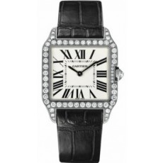 Cartier Santos WH100251 Mens Quartz Silver Swiss ETA Quartz
