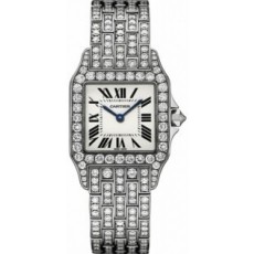 Cartier Santos WF9010YA Ladies Quartz Silver Swiss ETA Quartz 