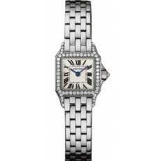 Cartier Santos WF9005Y8 Ladies Quartz Silver Swiss ETA Quartz 