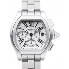  Cartier Roadster W6206019 Mens Automatic Silver Swiss ETA 2824