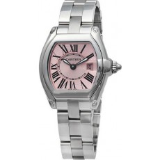 Cartier Roadster W62017V3 Ladies Quartz Pink Swiss ETA Quartz