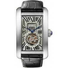 Cartier TANK W2620007 Ladies Automatic Grey Swiss ETA 2824