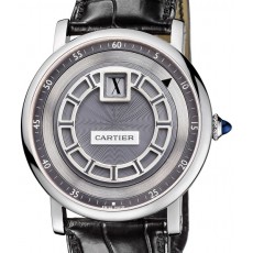 Cartier TANK W1553851 Mens Automatic Deep Grey Swiss ETA 2824