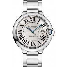 Cartier Ballon Bleu 42MM Swiss Automatic Mens Steel L01