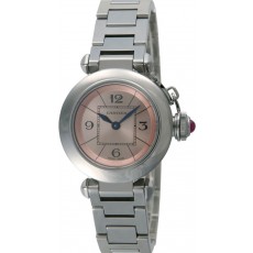 Cartier Pasha W3140008 Ladies Quartz Pink Swiss ETA Quartz