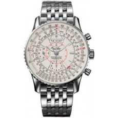 Breitling Montbrillant A2133012/G518/441A  Swiss Mens Automatic White Dial