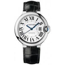 Cartier Ballon Bleu 36MM Swiss Automatic Women Watch Leather Strap M03