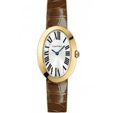 Cartier Baignoire W8000009 Ladies Quartz Silver Swiss ETA Quartz 