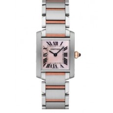 Cartier TANK W51027Q4 Ladies Quartz Pink Swiss ETA Quartz