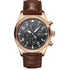 IWC Pilot's IW371713 Mens Automatic Black Swiss ETA 2824