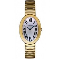 Cartier Baignoire W8000008 Ladies Quartz White Swiss ETA Quartz 