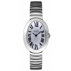 Cartier Baignoire W8000006 Ladies Quartz Silver Swiss ETA Quartz 