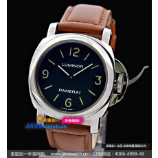 Panerai PAM 00176 Luminor Marina Mens Automatic Stainless Steel Black Swiss 7750