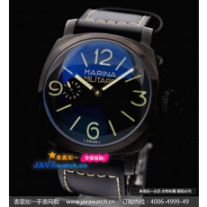 Panerai Black Seal Mens Automatic PVD Black Swiss 7750