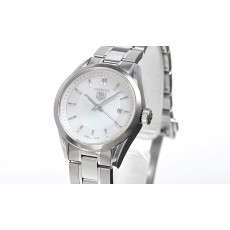 Tag Heuer WV1415.BA0793 Carrera 27mm Ladies Automatic White Swiss ETA 7750