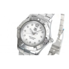 Tag Heuer WAF1415.BA0813 Aquaracer 27mm Ladies Automatic White Swiss ETA 7750