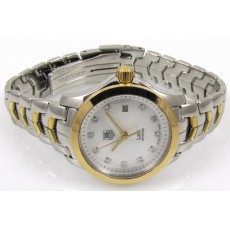 Tag Heuer WJF1353.BB0581 Link 27mm Ladies Automatic White MOP Swiss ETA 7750