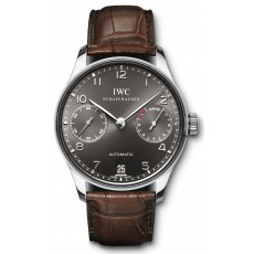  IWC Portuguese IW500106 Mens Automatic Grey Swiss ETA 2824