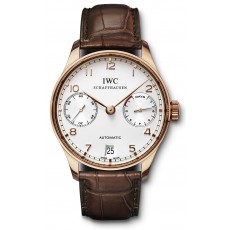 IWC Portuguese IW500113 Mens Automatic Silver Swiss ETA 2824