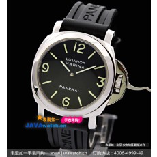 Panerai PAM 00112 Luminor Marina Mens Automatic Stainless Steel Black Swiss 7750