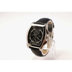 Da Vinci IWC Swiss Chronograph 43mm Replica WAtch Black Leather Band20880