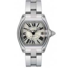  Cartier Roadster W62025V3 Mens Automatic Silver Swiss ETA 2824