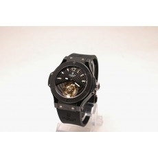 Swiss Hublot Big Bang replica Tourbillon Solo Bang 44mm All Black DLC & Ceramic20447