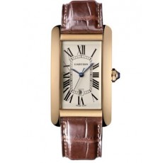 Cartier TANK W2609156 Mens Automatic White Swiss ETA 2824