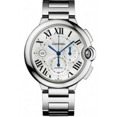 Cartier Ballon Bleu W6920031 Mens Automatic White Swiss ETA 2824