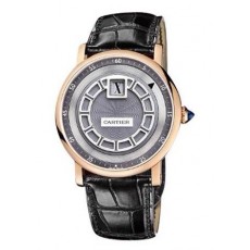 Cartier TANK Mens W1553751 Automatic Deep Grey Swiss ETA 2824