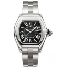  Cartier Roadster W62041V3 Mens Automatic Black Swiss ETA 2824