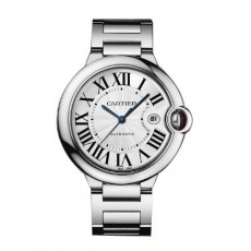 Cartier Ballon Bleu W69013Z2 Mens Automatic Silver Swiss ETA 2824