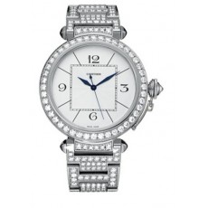 Cartier Pasha WJ1199JY Ladies Automatic Silver Swiss ETA 2824