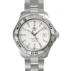 Tag Heuer WAP2011.BA0830 Aquaracer Mens Automatic White Swiss ETA 7750