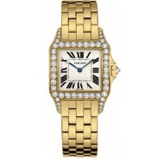 Cartier Santos WF9002Y7 Ladies Quartz Silver Swiss ETA Quartz 
