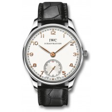  IWC Portuguese IW545408 Mens Automatic Silver Swiss ETA 2824