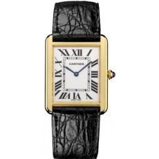 Cartier TANK W1018855 Ladies Quartz White Swiss ETA Quartz