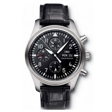 IWC Pilot's IW371701 Mens Automatic Black Swiss ETA 2824