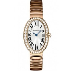 Cartier Baignoire WB520002 Ladies Automatic Silver Swiss ETA 2824