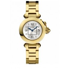 Cartier Pasha WJ124015 Ladies Quartz Silver Swiss ETA Quartz