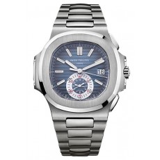 Patek Philippe-Nautilus 5980/1A Blue Dial Chronograph Stainless Steel 