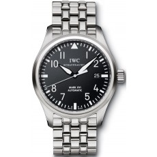 IWC Pilot's IW325504 Mens Automatic Black Swiss ETA 2824