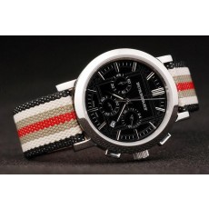 Replica  Replica Burberry Round Chrono Watch-bb8