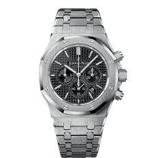 Audemars Piguet Royal Oak Black Dial Chronograph Stainless Steel 