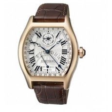 Cartier Rotonde W1580045 Mens Automatic White Swiss ETA 2824