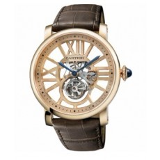 Cartier Rotonde W1580046 Mens Automatic Gold Swiss ETA 2824